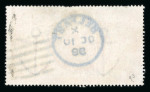 Stamp of Great Britain » 1855-1900 Surface Printed » 1867-83 High Values GB 1867-83 £5 orange AD on white paper with Belfast OC 10 98 cds