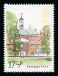 Stamp of Great Britain » Queen Elizabeth II 1980 London Landmarks 17 1/2p with silver omitted (Queen's head), mint n.h.
