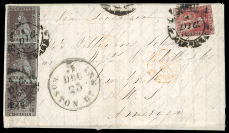Stamp of Italian States » Collections and Lots 1804-1860, fine collection of hundreds of covers from