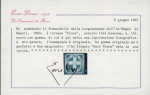 Stamp of Italian States » Naples 1860 : Savoy Cross 1/2 tornese azure Sassone n° 16