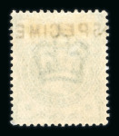 Stamp of Great Britain » 1855-1900 Surface Printed » 1887-1900 Jubilee Issue & 1891 £1 Green GB 1900 1/2d blue-green with "SPECIMEN" type 11 overprint, mint o.g.