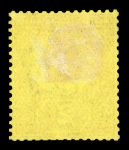 Stamp of Great Britain » King Edward VII » 1902-10 De La Rue Issues 1909 2d. colour trial in purple on yellow paper watermarked