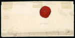 Stamp of Great Britain » Postal History Uniform Penny Post. 1843 (Aug 30) large part wrapper from Waltham Cross bearing a fine strike of the "Paid 4" handstamp 