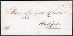 Stamp of Great Britain » Postal History Uniform Penny Post. 1843 (Aug 30) large part wrapper
