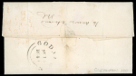 Stamp of Great Britain » Postal History Uniform Penny Post. Group of six covers all with different 1d penny post handstamps (except one with ms "1") 
