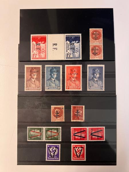 Stamp of France » Libération 1944, petit ensemble de bonnes valeurs **/* de divers