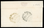 Stamp of Ireland » Pre-Stamp Postal History » Postal Reform Period 1840 (Jul 14) wrapper from Portglenone (Co. Antrim) to Garva with very fine "1 Pd" handstamp