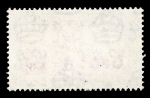 Stamp of Gibraltar 1950 6d. carmine and grey violet, overpinted "New Constitution"