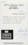 Stamp of Gibraltar 1950 6d. carmine and grey violet, overpinted "New Constitution"
