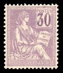 Stamp of France » Collections 1925-1950 : important lot de semi modernes comprenant