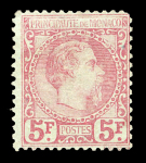 Stamp of Colonies françaises » Monaco 1885, série Chales III complète (sauf n° 4) neufs/obl