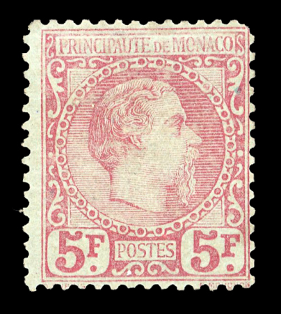 Stamp of Colonies françaises » Monaco 1885, série Chales III complète (sauf n° 4) neufs/obl