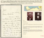 Stamp of Ireland » Historical Documents 1858 A selection of five official letters and one cover