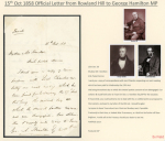 Stamp of Ireland » Historical Documents 1858 A selection of five official letters and one cover