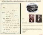 Stamp of Ireland » Historical Documents 1858 A selection of five official letters and one cover