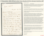 Stamp of Ireland » Historical Documents 1858 A selection of five official letters and one cover