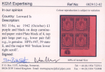Stamp of Leeward Islands 1942 (Oct) £1 purple and black on deep carmine-red