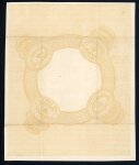 Stamp of Great Britain » 1839 Treasury Competition GB 1839 John Dickinson 1d envelope essay in yellow-buff