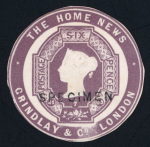 Stamp of Great Britain » Postal Stationery GB Trio of advertising ring pieces with "SPECIMEN" type 2 handstamps;