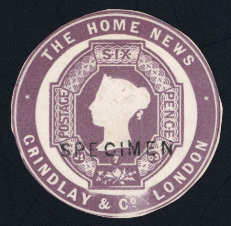 Stamp of Great Britain » Postal Stationery GB Trio of advertising ring pieces with "SPECIMEN" type 2 handstamps;