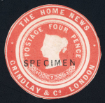 Stamp of Great Britain » Postal Stationery GB Trio of advertising ring pieces with "SPECIMEN" type 2 handstamps;