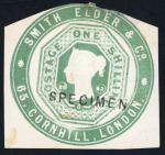 Stamp of Great Britain » Postal Stationery GB Trio of advertising ring pieces with "SPECIMEN" type 2 handstamps;
