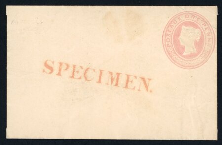 Stamp of Great Britain » Postal Stationery GB Envelopes & Wrappers: Collection of QV stationery envelopes and wrappers overprinted "SPECIMEN"