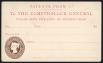 Stamp of Great Britain » Postal Stationery GB Postcards: Group of QV postal stationery cards with "SPECIMEN" overprints