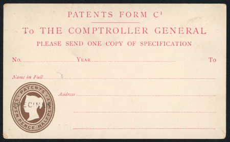 Stamp of Great Britain » Postal Stationery GB Postcards: Group of QV postal stationery cards with "SPECIMEN" overprints