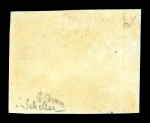 Stamp of France » Empire 1853-1862 1854, n°12 Napoléon non dentelé 5c vert neuf* presque