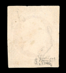 Stamp of France » Empire 1853-1862 1854, n°18 Napoléon non dentelé 1fr carmin oblitération