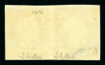 Stamp of France » Empire 1853-1862 1854, n°12 Napoléon non dentelé 5c vert paire neuve