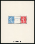 Stamp of France » Blocs et Feuillets 1927, bloc feuillet n°2 Strasbourg 1927 infime froissure