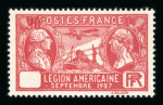 Stamp of France » Émissions à partir de 1900 1927, Légion américaine SANS LA VALEUR neuf* charnière