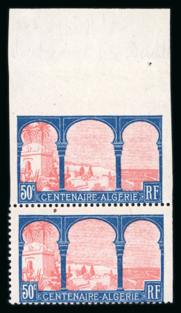 Stamp of France » Émissions à partir de 1900 1930, n°263c centenaire - Algérie NON DENTELÉ TENANT