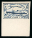 Stamp of France » Émissions à partir de 1900 1930, Le Normandie les deux valeurs n°299 et 300 NON