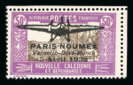 Stamp of Colonies françaises » Nouvelle-Calédonie Nouvelle-Calédonie Poste aérienne paire n°1 et 2 PARIS