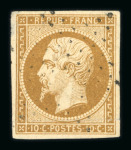 Stamp of France » Type Cérès de 1849-1850 1849-1852, petit lot de 4 classiques n°2 Cérès 15c