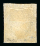 Stamp of France » Type Cérès de 1849-1850 1849, n°4 Cérès 25c bleu neuf, regommé, TB. Cote 8'000
