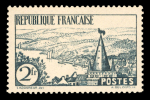 Stamp of France » Émissions à partir de 1900 1935, n°301A 1fr rivière bretonne ARDOISE neuf* TB.
