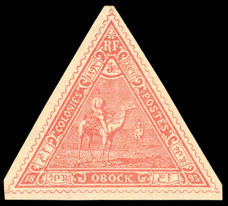Stamp of Colonies françaises » Obock Obock : 1893, Méharistes YT n°45-64 neufs * (le n°46