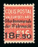 Stamp of France » Colis Postaux 1940, série de 6 timbres pour colis postaux surchargés