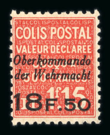 Stamp of France » Colis Postaux 1940, série de 6 timbres pour colis postaux surchargés