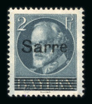 Stamp of Colonies françaises » Sarre 1920 : timbre de Bavière 2pf gris YT n° 17B neuf *,