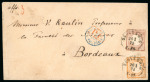 Stamp of Germany » German Empire Germany 1873 cover Schleswig to Bordeaux