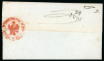 Stamp of Italian States » Tuscany Italy Tuscany 1812 entire Arezzo to Deggello, Florence