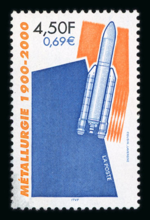 Stamp of France » Variétés et curiosités 2000, YT n° 3366a belle variété sans la Tour Eiffel