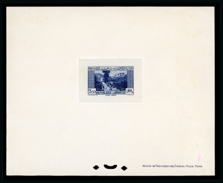 Stamp of Colonies françaises » Grand Liban 1937, non émis YT n° 156A en épreuve de luxe, très