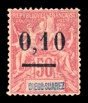 Stamp of Colonies françaises » Madagascar (Poste française) 1902, timbre de Diégo-Suarez avec surcharge 0,10 sur