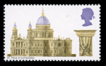 Stamp of Great Britain » Queen Elizabeth II 1969 Cathedrals group incl.9d with black and phosphor omitted variety 